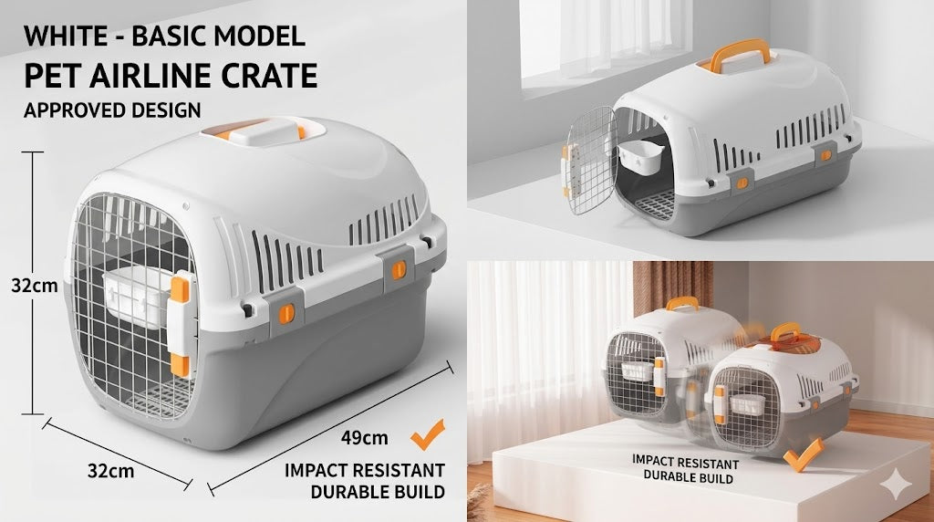 Portable Durable Pet Travel Car Cage Check Box for Cats And Dogs out Check Box